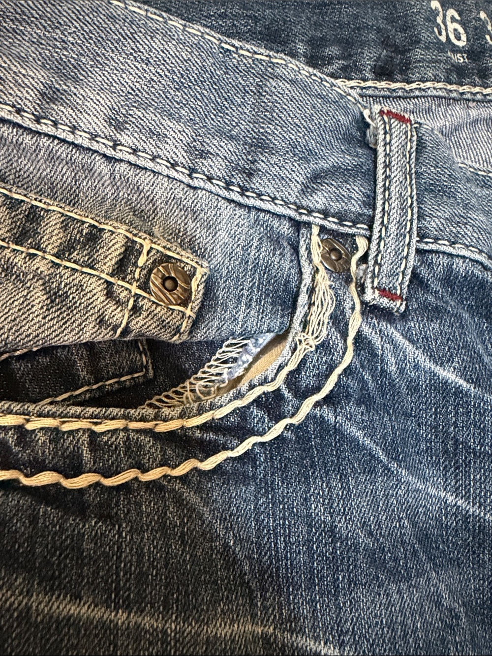 INC International Concepts Men’s Bootcut Jeans - Copenhagen - Picture 5 of 6